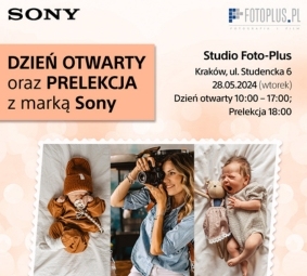 Sony|Dzień otwarty oraz prelekcja Eweliny Mierzejewskiej